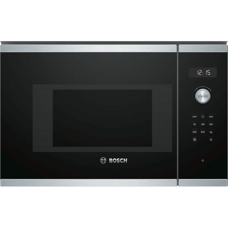 Bosch Microwave BOSCH BFL524MS0 Black/Silver 800 W