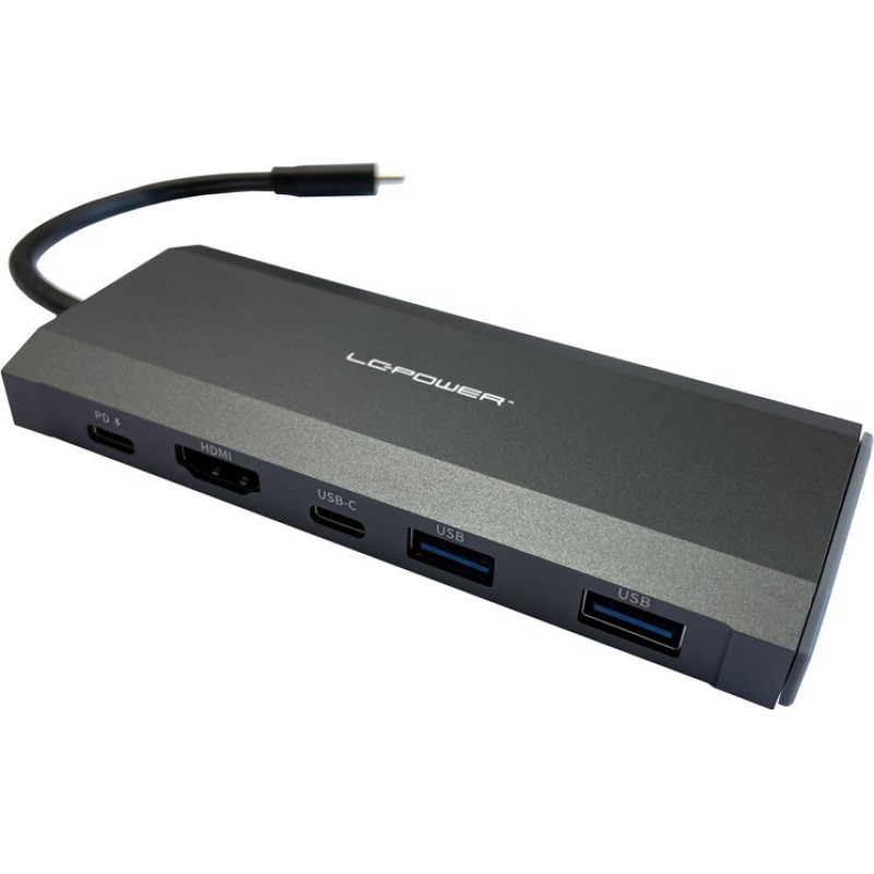 Lc-Power Stacja/replikator LC-Power USB-C z M.2 SSD (LC-HUB-C-MULTI-7-M2)