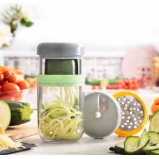 Innovagoods Vegetable Spiral Cutter and Grater with Recipes Vigizer InnovaGoods