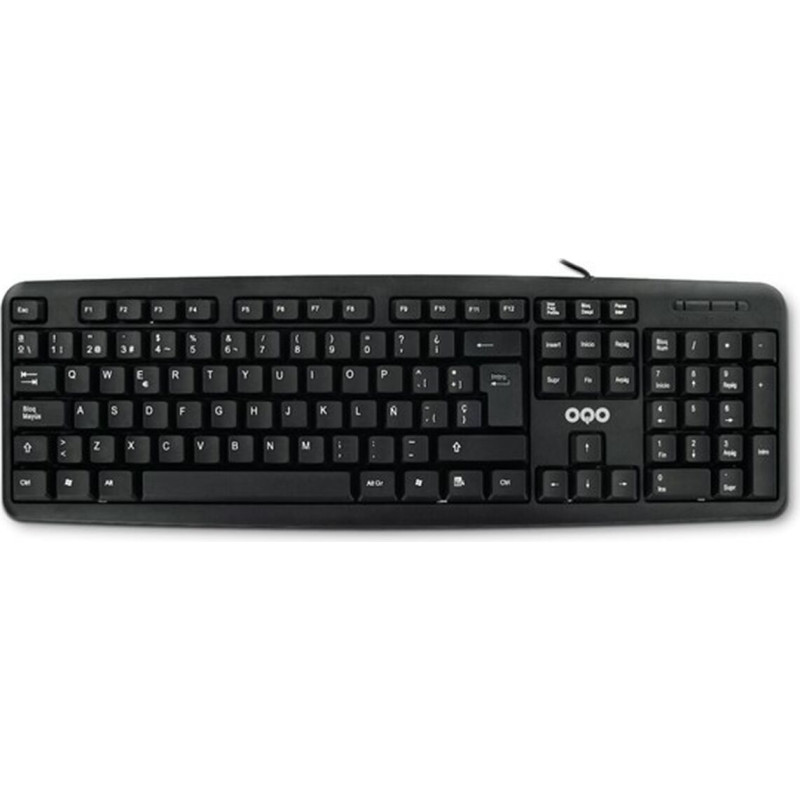 OQO Keyboard OQO T001-U Black Multicolour Spanish Qwerty