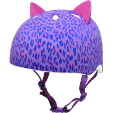 C-Preme Kask dziecięcy juniorski C-PREME LEOPARD KITTY roz. M YOUTH 8+ (54-58 cm) (NEW)