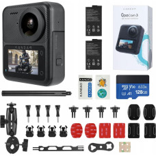 Kandao Kamera kandao Kandao QooCam 3 360° Action Camera - Motorcycle Combo