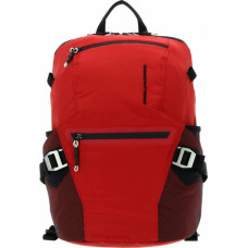 Piquadro Piquadro, Modular, Nylon, Backpack, Red, Laptop And iPad Compartment, Unisex Unisex