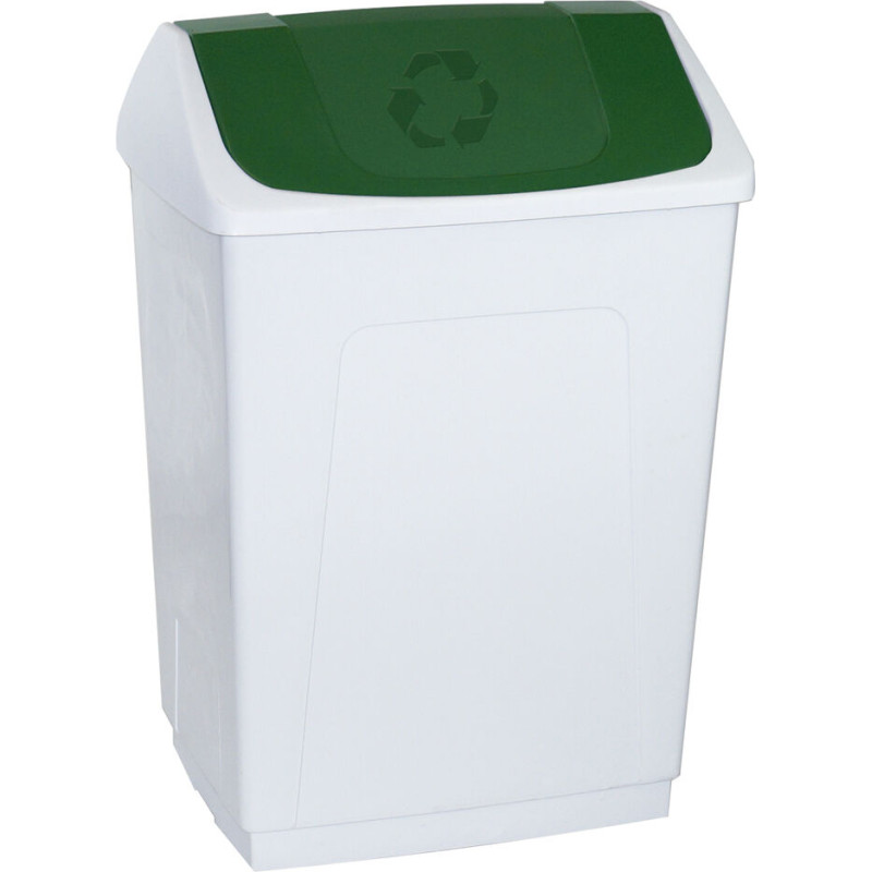 Denox Rubbish bin Denox White Green 55 L