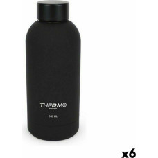 Thermosport Thermal Bottle ThermoSport Black Soft Touch 6 Units