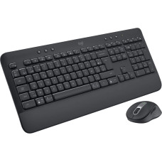 Logitech Keyboard and Wireless Mouse Logitech 920-011001 Black Azerty French