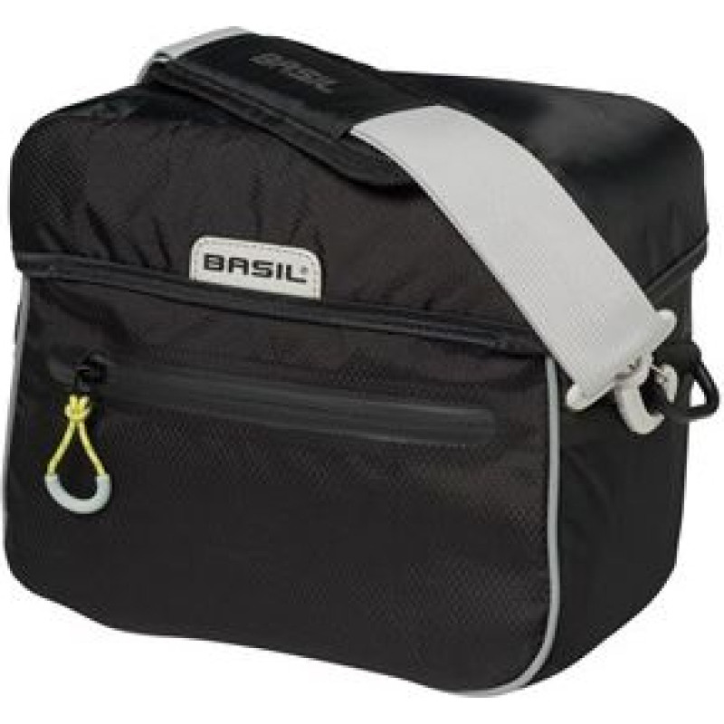 Basil Torba na kierownicę MILES HANDLEBAR BAG 6L, wodoodporny poliester, czarna (NEW) - BAS-17752