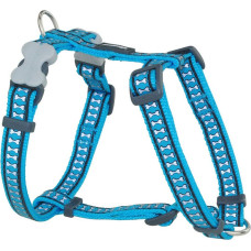 Red Dingo Dog Harness Red Dingo Reflective Bone Turquoise