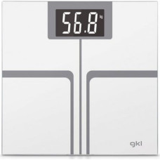 GKL Digital Bathroom Scales GKL FITMAX WHITE 200 kg White Polyester