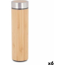 Kinvara Thermos 500 ml Natural Metal Bamboo (6 Units)