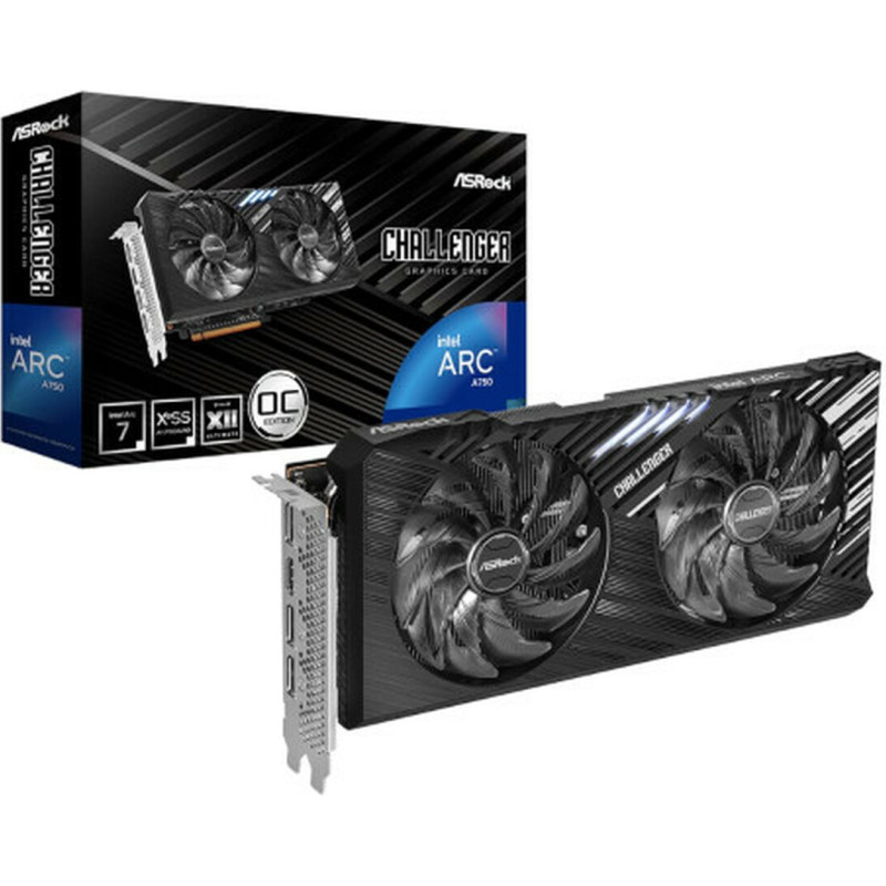 Asrock Graphics card ASRock A750 CHALLENGER SE 8GB OC ARC A750 GDDR6