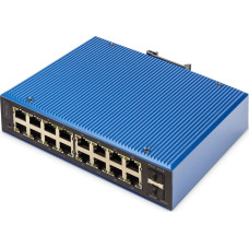 Digitus Switch Digitus DIGITUS Switch 16+2-Port L2 managed Gigabit Ethernet PoE