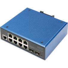 Digitus Switch Digitus Digitus Przemysłowy przełącznik zarządzalny Gigabit Ethernet L2, 8+2 porty
