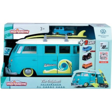 Majorette Vehicle Playset Majorette Volkswagen T1 Carry Case Blue