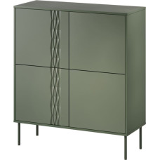 Cama Meble Cama 4D chest of drawers TRESSE 100x40x110 matte green