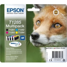 Epson Tusz Epson Zestaw tuszów T1285 CMYK (C13T12854012)