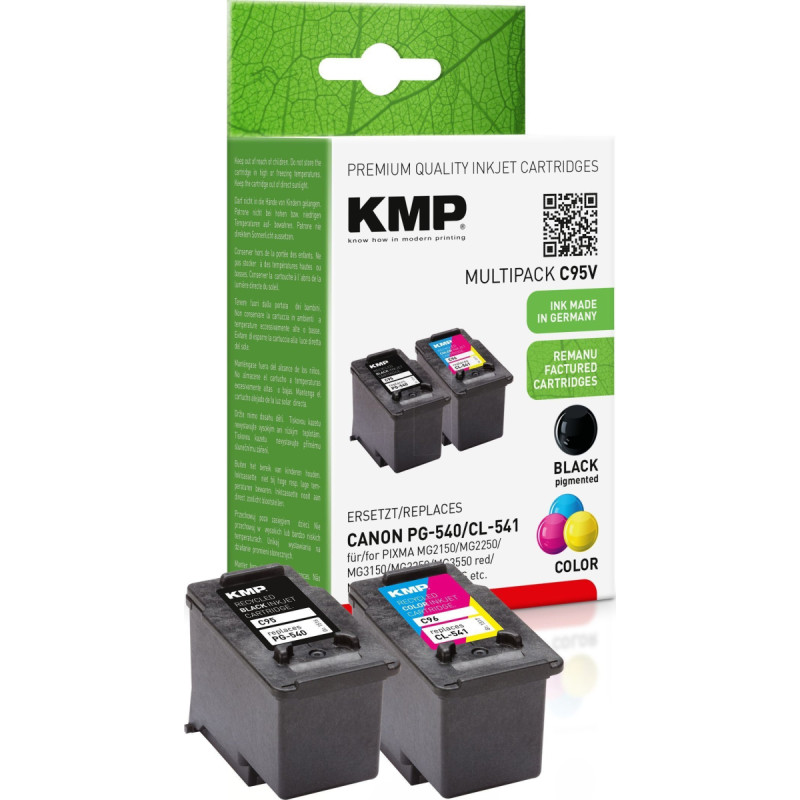 KMP Tusz KMP KMP C95V Multipack BK/Color comp. w. Canon PG-540/CL-541