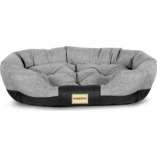 Noname Legowisko kojec owal 130 x 105 cm ciemnoszare Prestige