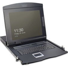 Digitus Assmann 17IN VGA TFT CONSOLE. 8-PORT/GERMAN KEYBOARD LAYOUT IN