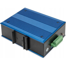 Digitus Switch Digitus DIGITUS Switch Ind. 8-Port 10/100 Unmanaged blau