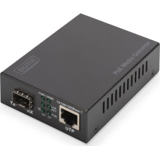 Digitus Konwerter światłowodowy Digitus Assmann GIGABIT POE MEDIA CONVERTER/SFP 10/100/1000BASE-T TO SFP IN