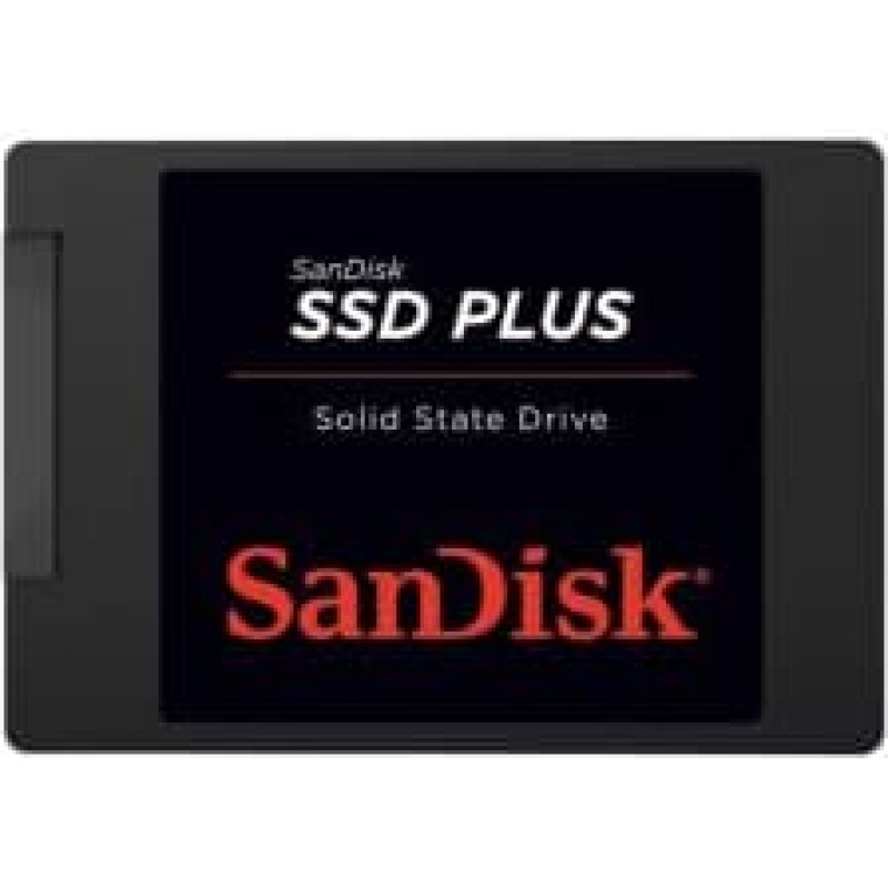 Sandisk By Western Digital SSD| BY WESTERN DIGITAL|SSD PLUS|2TB|SATA 3.0|Write speed 450 MBytes/sec|Read speed 545 MBytes/sec|2,5