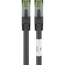 Goobay Goobay CAT 8.1 patch cable, S / FTP (PiMF), black, 10 m - LSZH halogen-free, copper AWG 24 (66726)