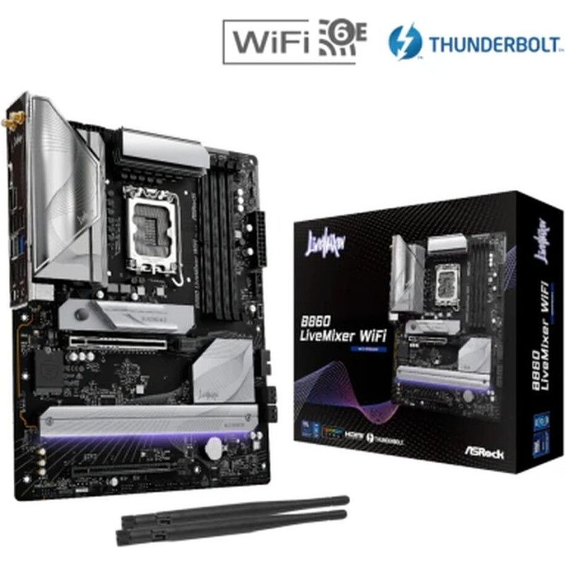 Asrock Motherboard ASRock 90-MXBQV-A0UAYZ LGA 1851