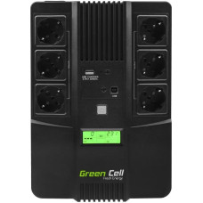 Green Cell AiO 800VA LCD Line-Interactive 0.8 kVA 480 W 6 AC outlet(s)