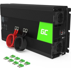 Green Cell INV22 power adapter/inverter Auto 1500 W Black