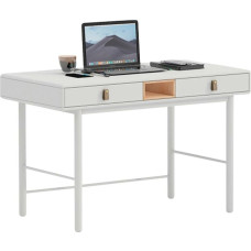 Home Esprit Desk Home ESPRIT White Natural Polyurethane MDF Wood 120 x 60 x 75 cm