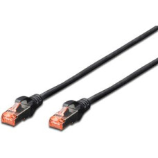 Digitus Patchcord CAT 6, S-FTP, 10m, czarny, 5 sztuk (DK-1644-100-BL-5)