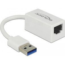 Delock Karta sieciowa Delock DELOCK Adapter SuperSpeed USB-A St > Gigabit LAN komp. Weiß