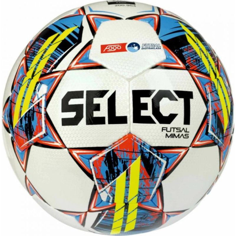 Select Futbola bumba SELECT Futsal Mimas FOGO Ekstraklasa FIFA Basic indoor ball white