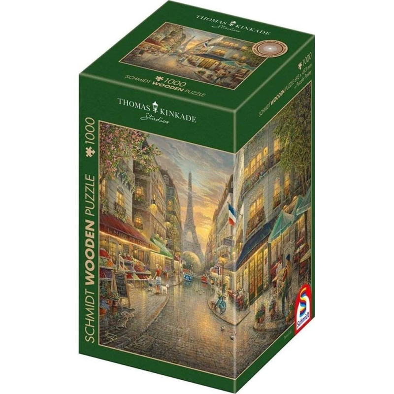 Schmidt Spiele Puzzle 1000 Thomas Kinkade Malowniczy Paryż