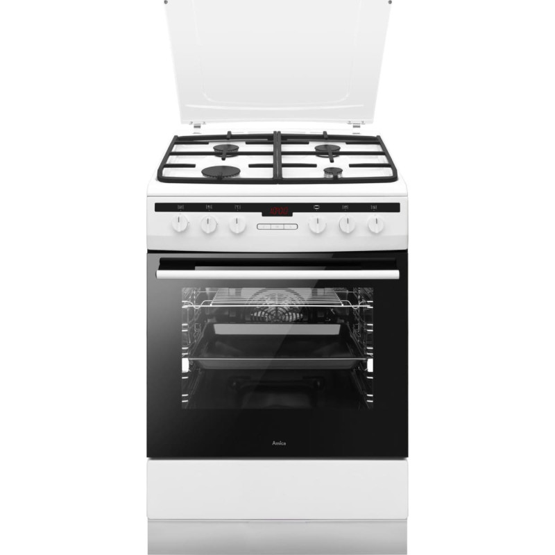Amica Free-standing gas electric cooker 617GEH3.33HZpTaDpA(W)