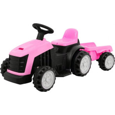Noname Traktor z Przyczepą Różowy