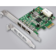 Dawicontrol Kontroler Dawicontrol PCIe x1 - 2x FireWire 800 + 1x FireWire 400 (DC-FW800)