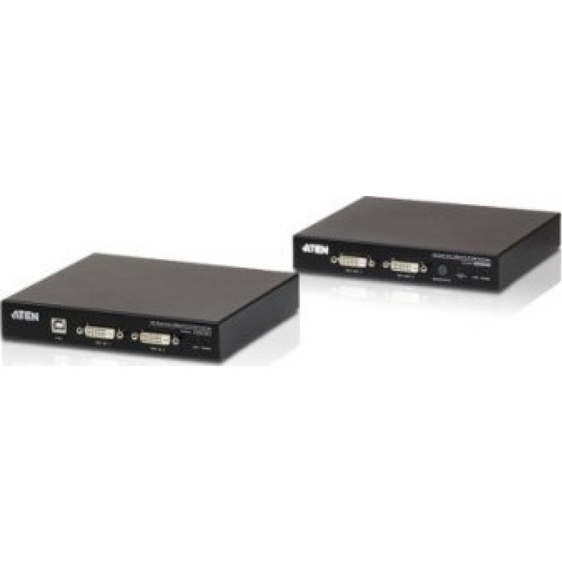 Aten Przełącznik Aten ATEN CE624 USB 2.0 DVI Dual Display KVM-extender HDBaseT