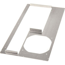 Dimastech Płyta tylna obudowy HPTX, 10 gniazd, Srebrna (S0001RW)