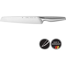 WMF Nóż do chleba WMF Chef's Edition podwójnie ząbkowany 37 cm, nóż wielofunkcyjny, specjalna stal ostrza, kuty nóż, cięcie wydajności, drewniana obudowa, ostrze 24 cm