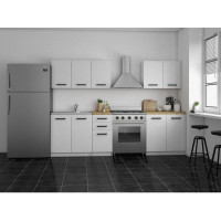 Top E Shop Topeshop KUCHNIA SET 200 BIEL kitchen/dining room furniture set