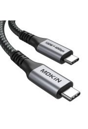 Mokin Cable USB-C MOKiN 1.2m 100W PD USB4 40Gbps (black)