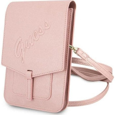 Guess Torebka Guess GUWBRSAVSPI różowy/pink Saffiano Script