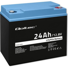 Qoltec LiFePO4 battery 12.8V, 24Ah, 307.2Wh,BM