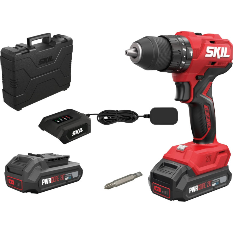 Skil Akumuliatorinis smūginis gręžtuvas su akumuliatoriumi Skil 3021HB, 20 V, 2x2Ah