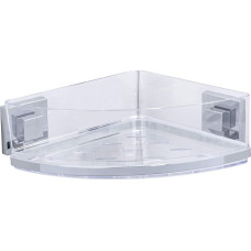 Wenko Koszyk prysznicowy Wenko wieszak prysznicowy i wannowy 28 cm stal nierdzewna srebrna/przezroczysta