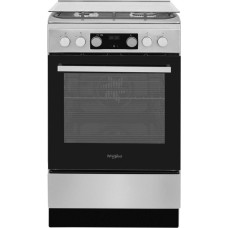 Whirlpool Cooker | WS5G8CHX/E/1 | Hob type Gas | Oven type Electric | Stainless steel | Width 50 cm | LED | Depth 60 cm | 60 L
