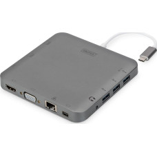 Digitus Stacja/replikator Digitus DA-70876 USB-C