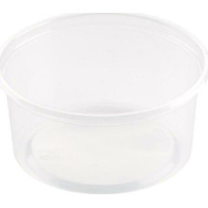 Noname Salatbæger Delipack 250 ml Rund PP Semitransparent,20 pk x 50 stk/krt